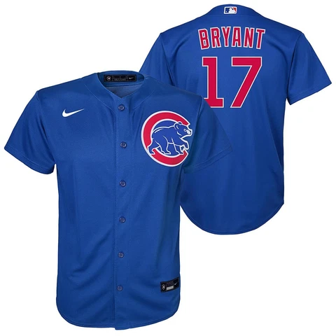 Nike Youth Chicago Cubs Kris Bryant Twill Player M Royal Blue 9Z3B7ZWDACUBKB Cover
