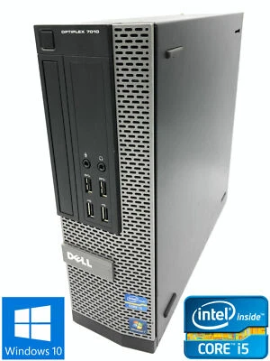 Dell Optiplex 7010 SFF - 250GB HDD, Intel Core i5-3570, 4GB RAM - Win 10 Pro - Image 1 of 4