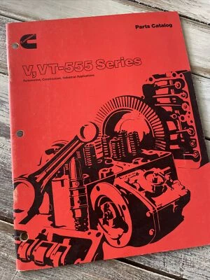 Cummins V555 VT555 ENGINE PARTS MANUAL CATALOG BOOK DIESEL LIST Guide Shop OEM - Image 1 of 4