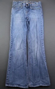 Vintage Girls 2008 Gap Jeans Boot Cut Adjustable Waistband Sz 10 Reg (25x26) - Picture 1 of 8