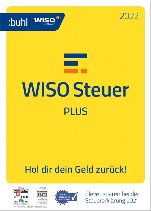 Download-Version WISO Steuer Plus 2022 (früher steuer:Office) Steuerjahr 2021 - Bild 1 von 1
