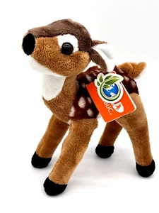 Peluche New World Republic suave cervatillo bebé ciervo ecológico 9 pulgadas - Imagen 1 de 16