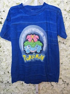 1999 PokeMon Kids TShirt 7 TyeDye  Venausaur, Catch Em All, 90's Baby, Cool Kids - Picture 1 of 10