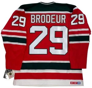 MARTIN BRODEUR NEW JERSEY DEVILS CCM ROOKIE JERSEY NHL 75th ANN SIZE XL - Bild 1 von 5
