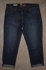 Kut From The Kloth Jeans Bardot Skinny Boyfriend Flap Pockets Stretch Sz 4