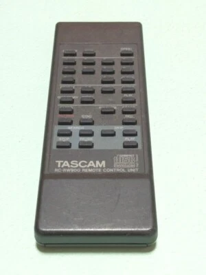 TASCAM RC-RW900SL Remote Control for CD-RW900SL Recorder From Japan Used - Image 1 of 3