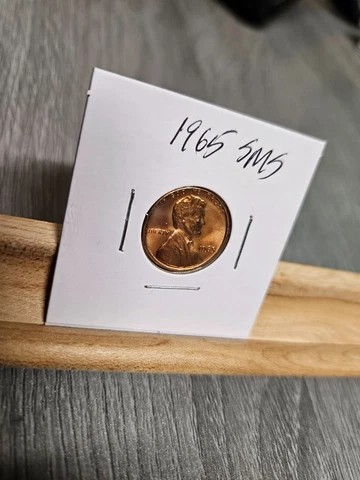 1965 PROOF LINCOLN MEMORIAL CENT PENNY SMS Cover