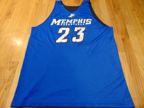 VINTAGE REEBOK I3 NCAA MEMPHIS TIGERS BASKETBALL PRACTICE JERSEY SIZE 2XL Cover