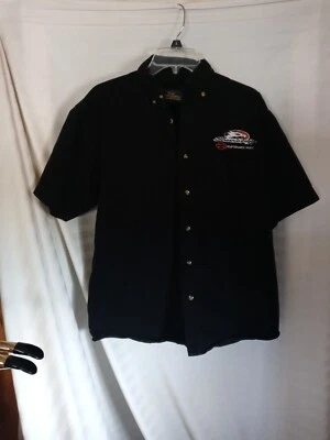 Vtg. Harley Davidson Men's Medium Screamin Eagle Short Sleeve Button Front Shirt - Image 1 of 4