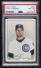 1990 Score Ryne Sandberg #691 PSA 8 HOF