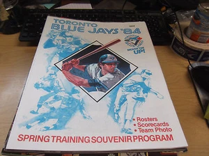TORONTO BLUE JAYS 1984 SPRING TRAINING SOUVENIR PROGRAM - Picture 1 of 1