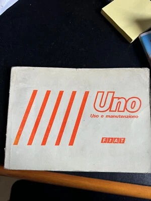 Libro - Manual De Uso Y Mantenimiento Para Fiat Uno Original - OEM - Imagen 1 de 3