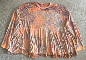 Suéter Free People Making Circles Grande Paisley Tejido Inverso Gran Tamaño - Imagen 1 de 9