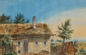 Linz, OÖ, 1854, Haus aus dem Jahr 1581 - Bild 1 von 11