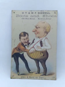 Metal Arte Victoriano Seamaster "Solo una cintura de tiempo" Botas y zapatos Norwich CT - Imagen 1 de 10