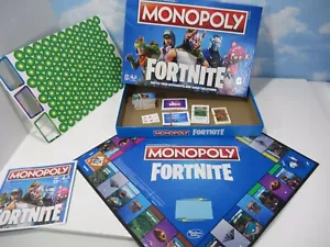 MONOPOLY Fortnite Edition Board Game Original NOT COMPLETE READ DESC - Picture 1 of 7