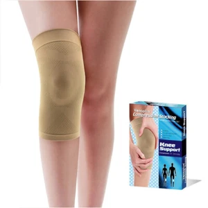 Soporte de rodilla de compresión Venoplus 20-25 mg soporte muy delgado tamaño L - Imagen 1 de 7