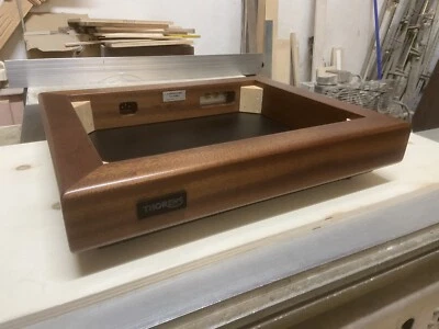 Thorens td 160,147,145,146,165,166 Solid Wood Plinth Mahogany - Image 1 of 4