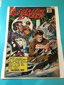 SUBMARINE ATTACK # 39 MAY 1963 CHARLTON COMICS VINTAGE COMIC - Picture 1 of 2