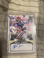 2023 Leaf Draft Rashad Torrence II WHITE Rookie Auto XRC #BA-RT1 RAMS great card