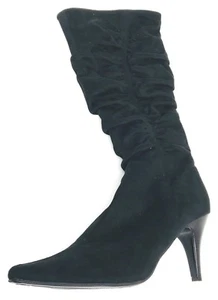 Botas de mujer talla 9,5 EE. UU. negras tacón de 3,5 pulgadas nuevas A2 - Imagen 1 de 7