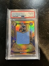 2022 Panini Gold Standard Malik Willis Auto Jumbo Patch RPA RC #/149 PSA 8 NM-MT