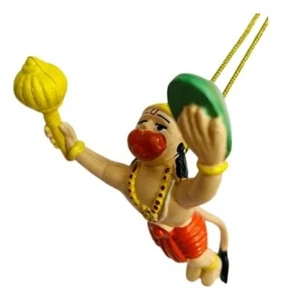 Flying Lord Hanuman Car Hanging Idol/Ornament (Pack of 1) - Picture 1 of 5