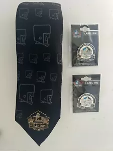 NFL Hall of Fame Tie & 2024 Bears Inductee Pins (Steve McMichael & Devin Hester) - Picture 1 of 4