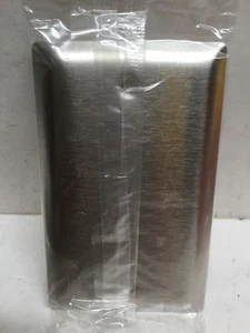 Pass & Seymour SS13 Smooth 302SS Metal Wall Plate 1 Gang Blank (Lote de 10) - Imagen 1 de 4