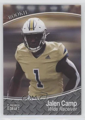 2021 Sage Premier Draft Silver Jalen Camp #67 Rookie RC - Image 1 of 2