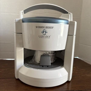 Black & Decker Deckel aus Automatischer Glasöffner Arbeitsplatte JW200 Weiß Neu ohne Box - Bild 1 von 2
