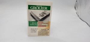 New Grolier Multimedia Encyclopedia Macintosh CD-Rom Software Release 6 -Sealed! - Picture 1 of 2