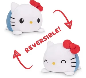 4" TeeTurtle Sanrio Plushie Hello Kitty - Cute Reversible Sensory Plush Toy NWT - Picture 1 of 4