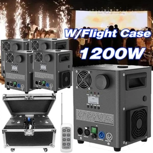 1200W Cold Spark Machine Stage Effect DMX Firework Machine Bar Wedding Show+Case - Picture 1 of 16