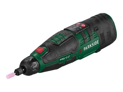 Parkside 12V Cordless Precision Drill Grinder Set + 44 Accessories 5000–25000rpm - Image 1 of 4