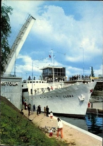 Ak Finnland, Saimaa-Kanal, russisches Schiff Saima in der... - 4815583 - Bild 1 von 2