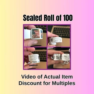 Roll of 100 Self-Adhesive Business Mailing Labels – New Sealed - Picture 1 of 7