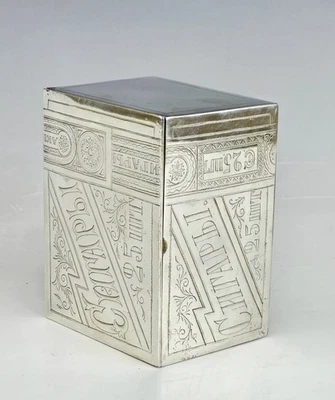 Caja de cigarros de plata rusa 19C Foto 1 de 4