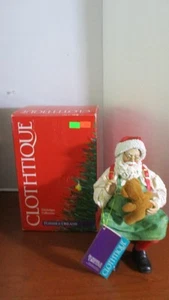 CLOTHTIQUE Possible Dreams 2000 Santa BEARLY CHRISTMAS FIGUR 15104 in BOX - Bild 1 von 7