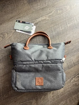 Bolsa de almuerzo urbana Picnic Time nueva con etiquetas gris jaspeado $41 ¡DEFECTO! Fiambrera gris Foto 1 de 4