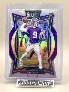🚨2024 Select - J.J. McCarthy Concourse Silver Prizm Die-Cut #24 (RC) Vikings🏈 - Bild 1 von 2