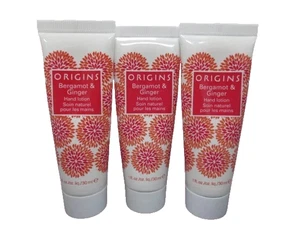 ORIGINS BERGAMOT & GINGER HAND LOTION 1 OZ NWOB LOT OF 3 - Picture 1 of 3