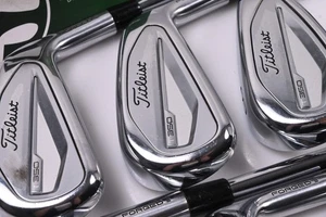 Titleist T350 Irons / 6-PW + 48 / Regular Flex True Temper AMT Black R300 Shafts - Picture 1 of 7