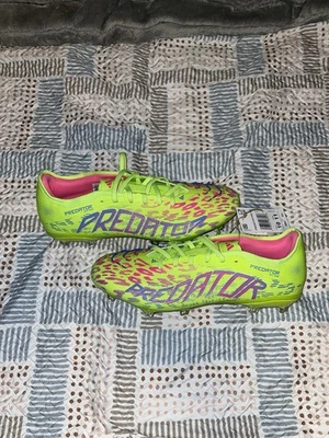 Botines de fútbol para hombre Adidas Predator Pro FG Mystic talla 10 nuevos verdes raros Foto 1 de 4