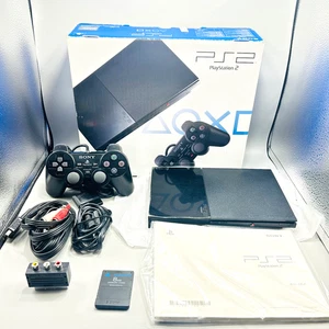 SONY PS2 SLIM KONSOLE SCPH-90004💎KOMPLETT WIE NEU +FILM AUF KONSOLE🎁 - Bild 1 von 12