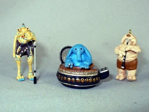 1999 HALLMARK RECUERDO MINIATURA ADORNOS DE NAVIDAD STAR WARS MAX REBO BAND - Imagen 1 de 10