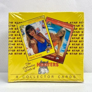 1993 Vintage & Rare HOOTERS Calendar Girls Trading Cards Wax Box SEALED/UNGEÖFFNET - Bild 1 von 5