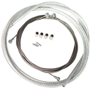 Velo Orange Metallic Braid Derailleur Cable Kit - Silver - Picture 1 of 1