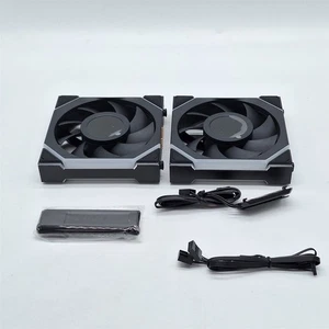 Lian Li UNI Fan SL 1.6" LCD Wireless 3x120mm ARGB Fans, Black - Picture 1 of 3