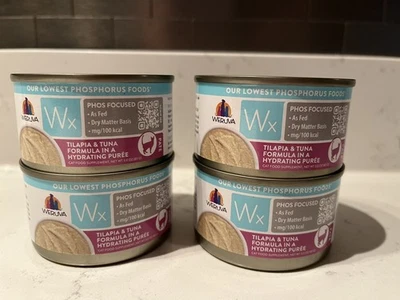 Корм для кошек Weruva Wx Phos Focused Low Phosphorus Tilapia & Tuna Puree 4–3 унции банки - Изображение 1 из 4
